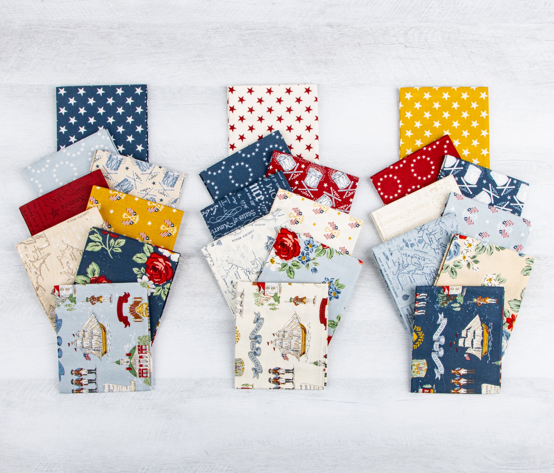 Independence Fabric Collection by The RBD Designers for Riley Blake Designs at Lily Bella Fabrics