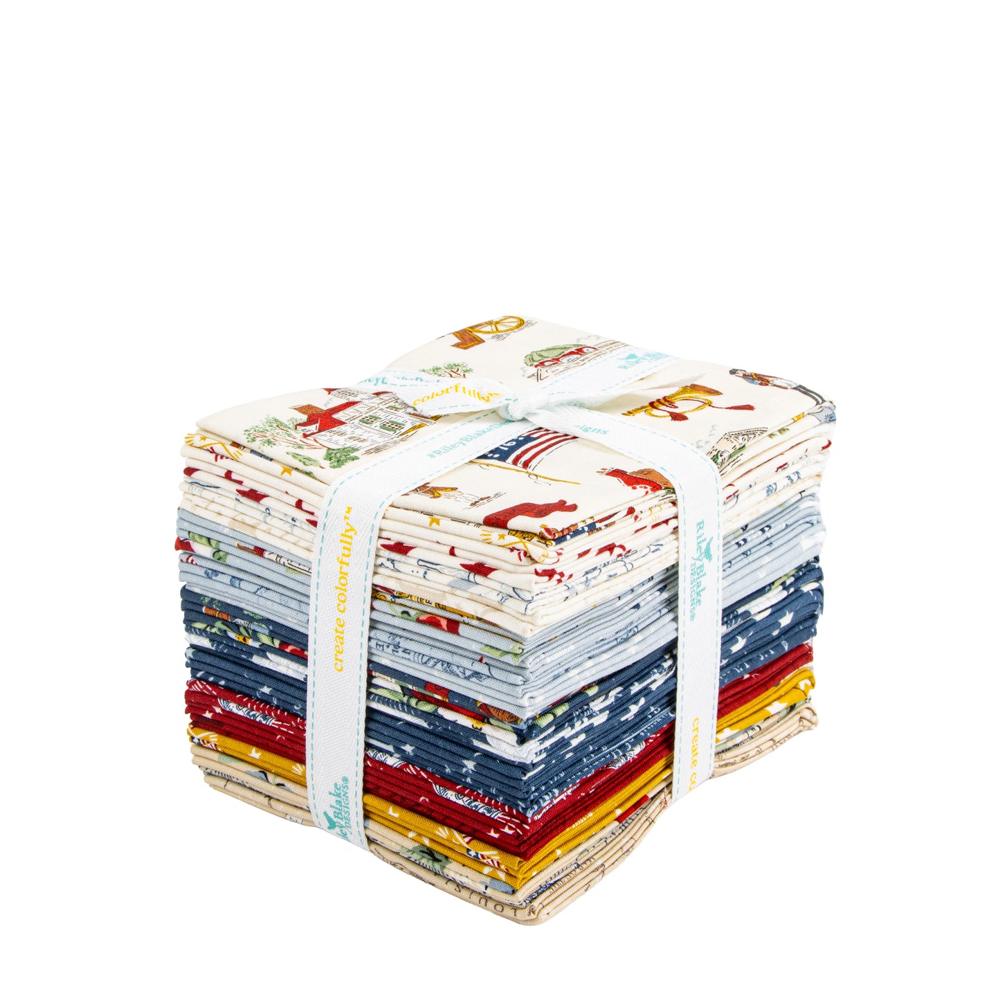 Independence Fat Quarter Bundle (24 pieces) by The RBD Designers for Riley Blake Designs (FQ-17330-24)