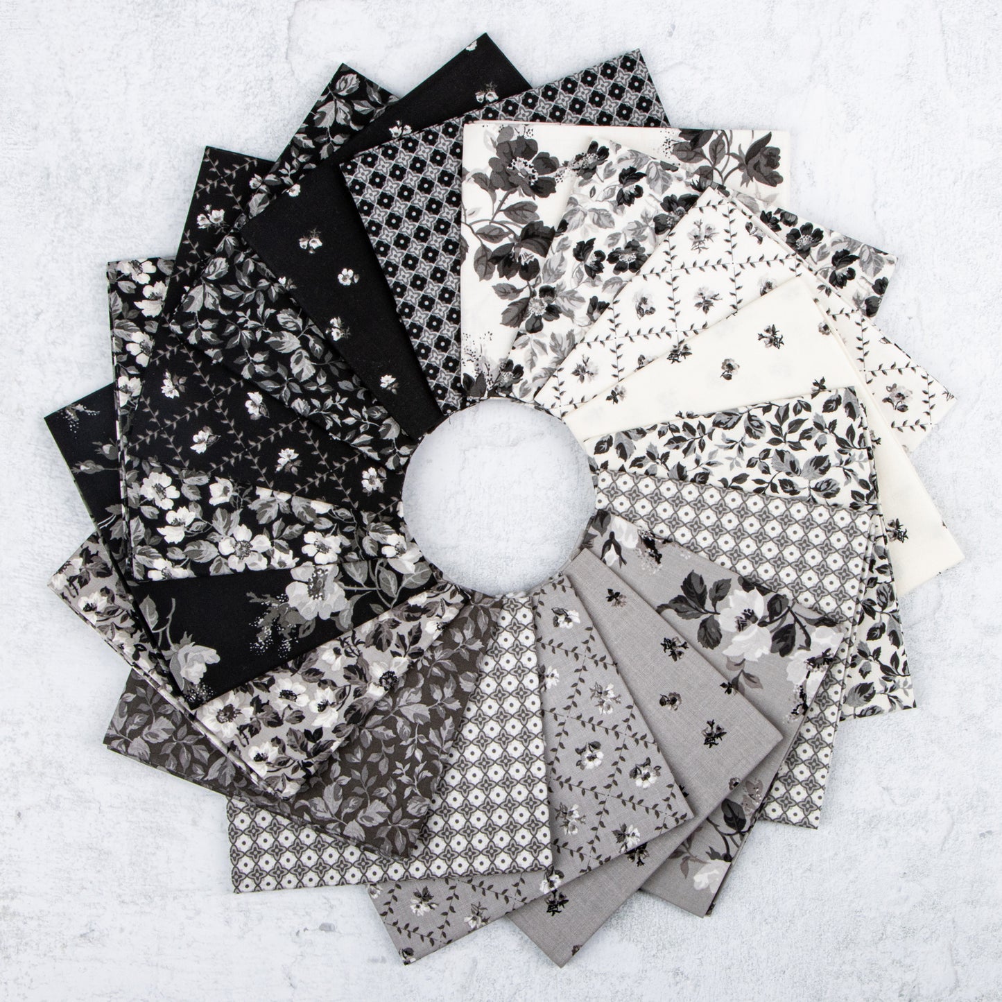 Ink and Ivory Fabric Collection by The RBD Designers for Riley Blake Designs at Lily Bella Fabrics