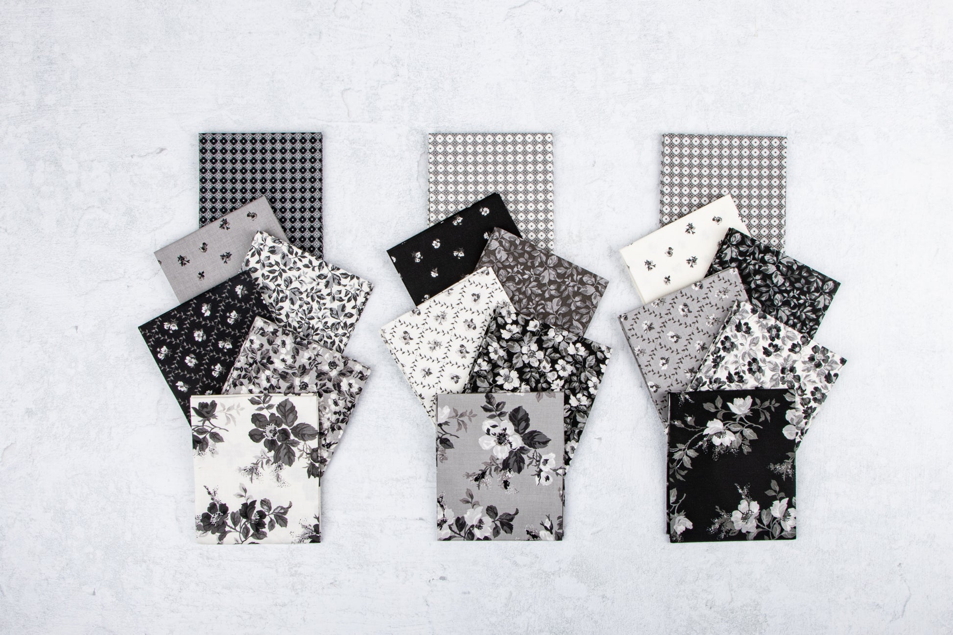 Ink and Ivory Fabric Collection by The RBD Designers for Riley Blake Designs at Lily Bella Fabrics