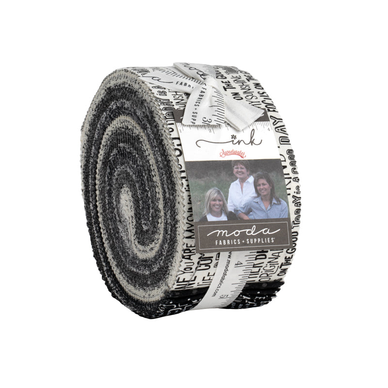 Ink Jelly Roll (40 pieces) by Sweetwater for Moda (55740JR)