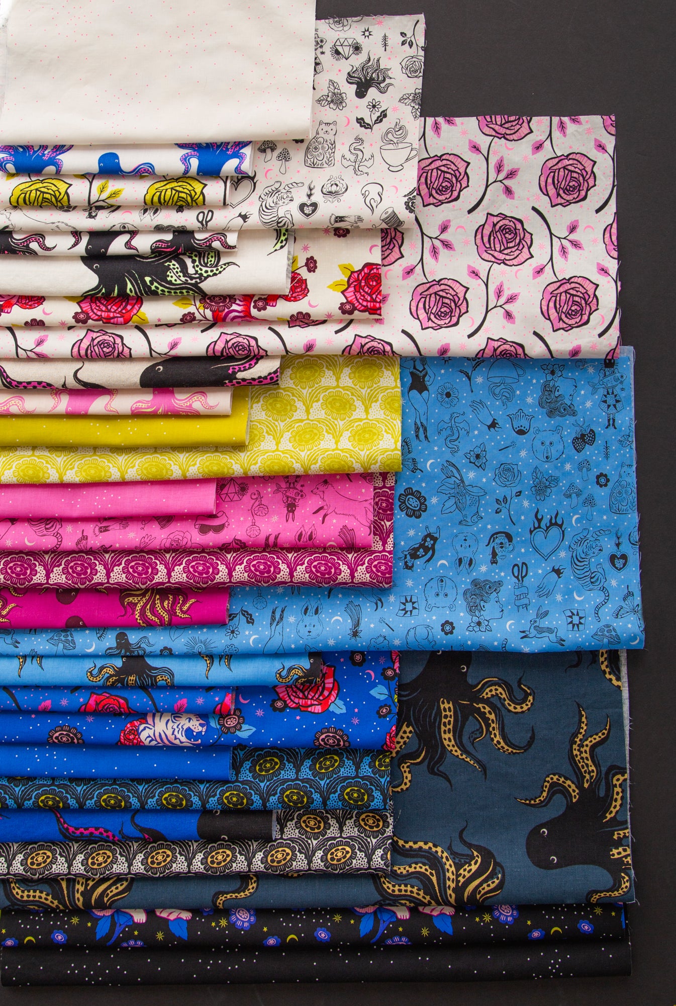 Ink Shop Fabric Collection by Sarah Watts for Ruby Star Society at Lily Bella Fabrics