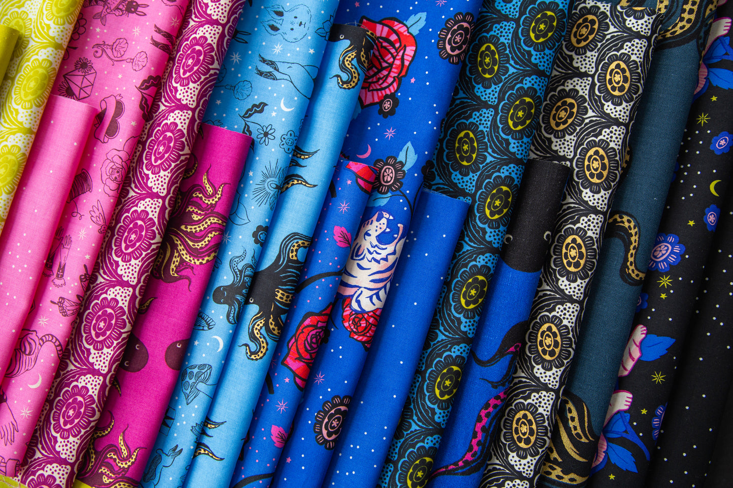 Ink Shop Fabric Collection by Sarah Watts for Ruby Star Society at Lily Bella Fabrics