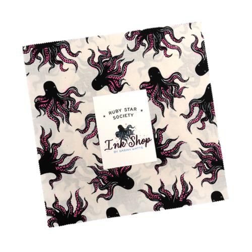 Ink Shop Layer Cake (42 pieces) by Sarah Watts for Ruby Star Society (RS2139LC)