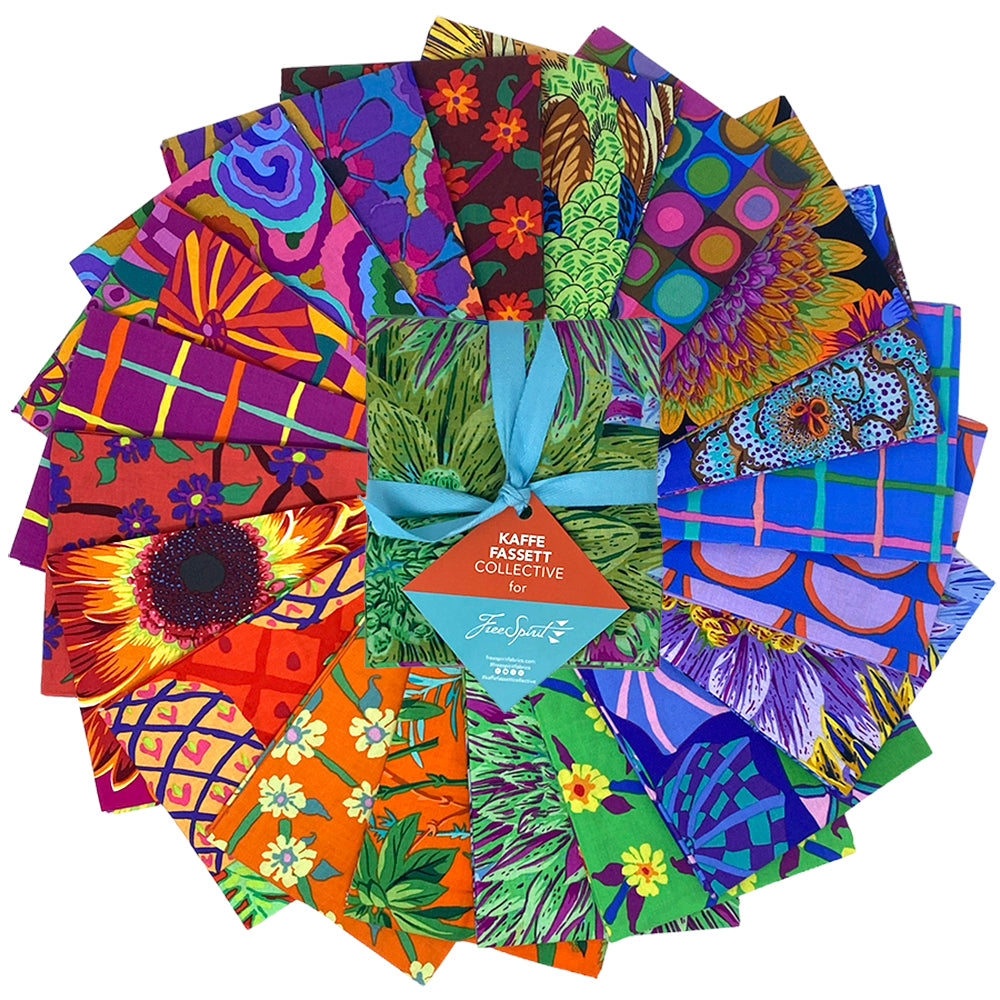Jewel - August 2026 Fat Quarter Bundle (20 pieces) by Kaffe Fassett Collective for FreeSpirit (FB4FQGP.AUG26JEWEL)