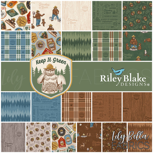 Keep It Green Fabric Collection by Riley Blake Designs at Lily Bella Fabrics