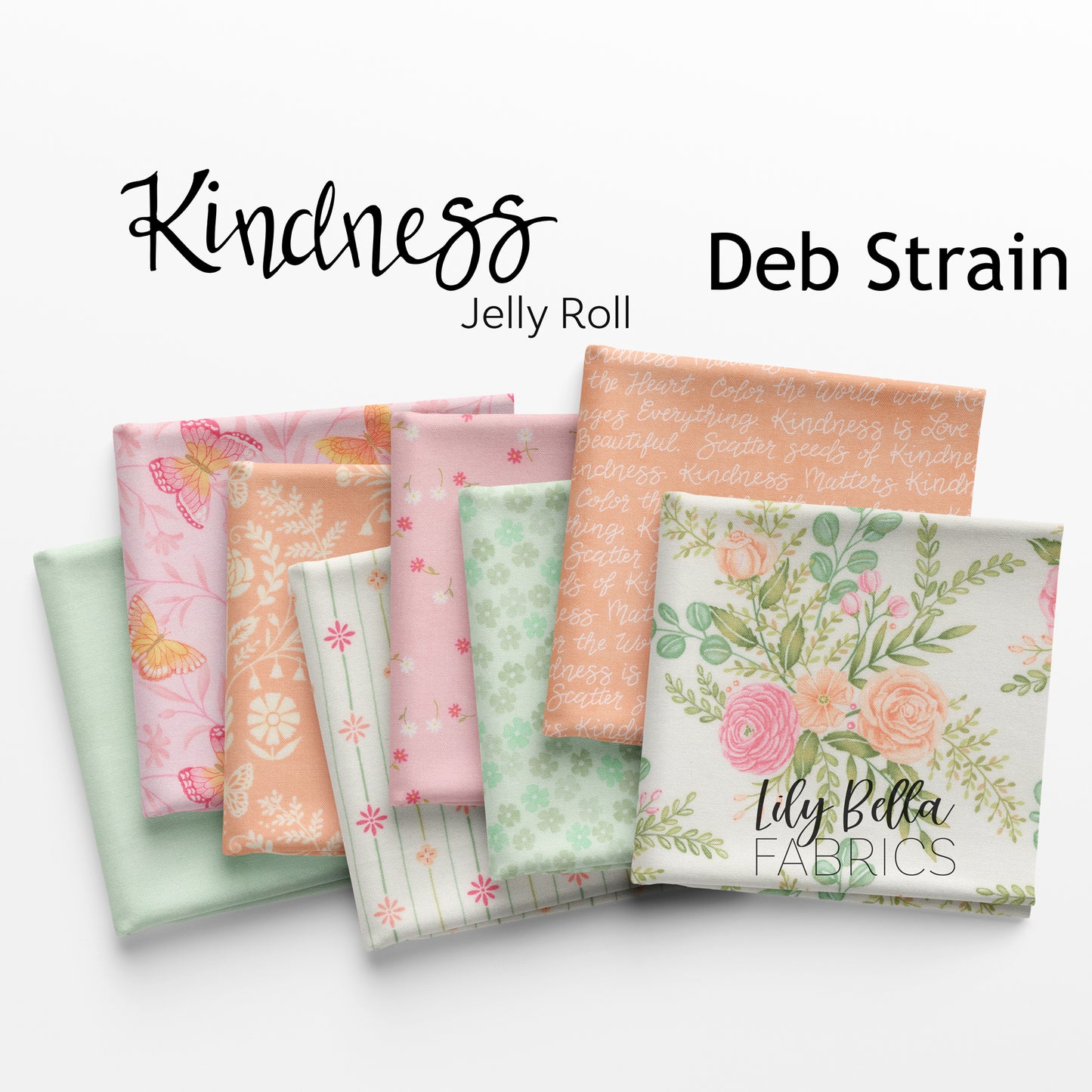 Kindness Jelly Roll (40 pieces) by Deb Strain for Moda (56150JR)