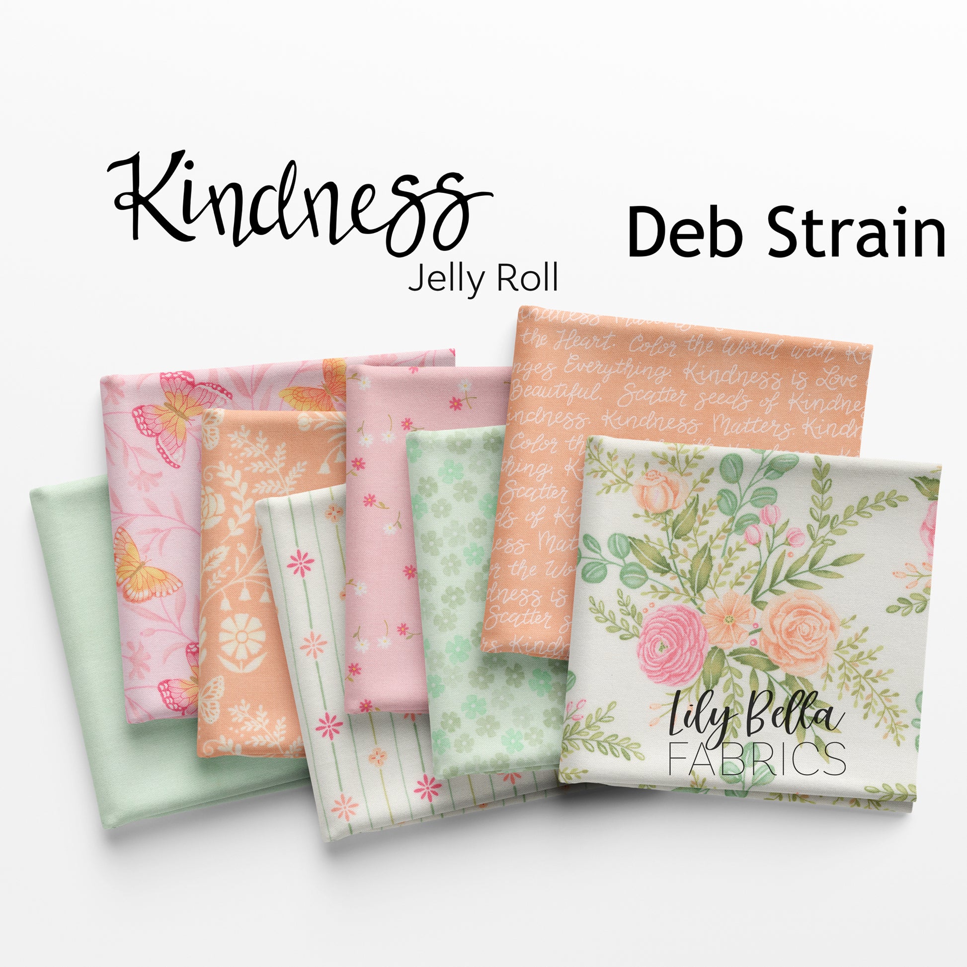 Kindness Jelly Roll (40 pieces) by Deb Strain for Moda (56150JR)