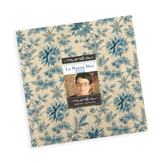 La Maison Bleu Layer Cake (42 pieces) by French General for Moda (36160LC)