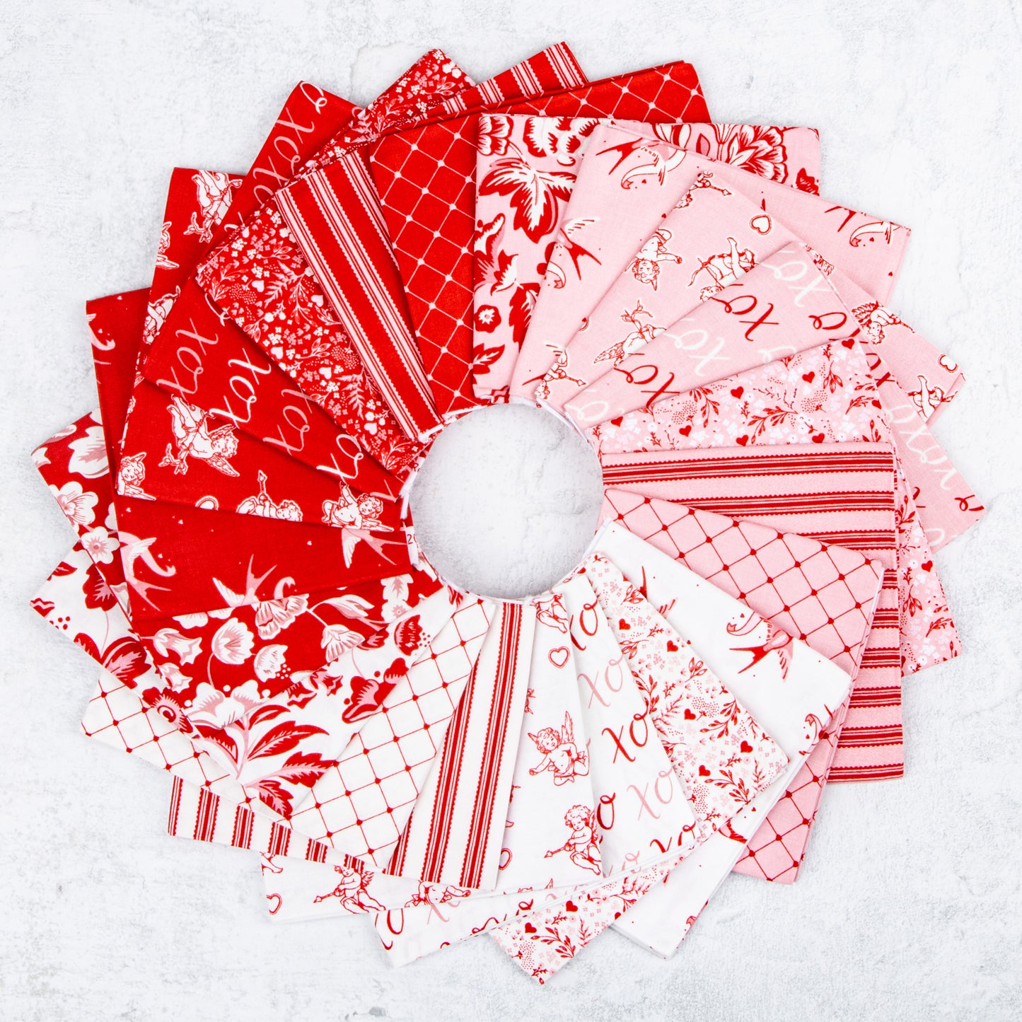 Letters to Cupid Fabric Collection by My Mind's Eye for Riley Blake Designs at Lily Bella Fabrics