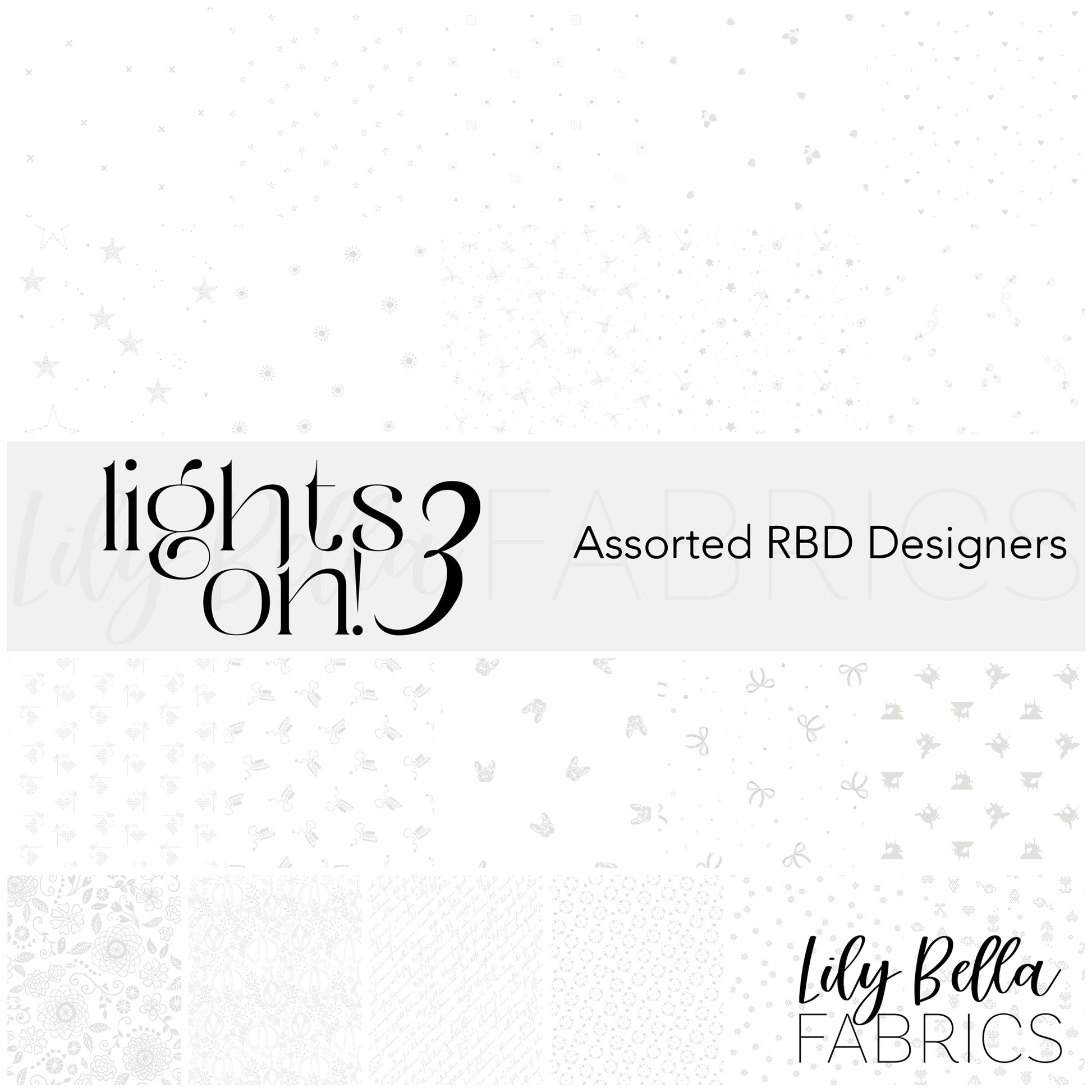 Lights On 3 Fabric Collection by Assorted RBD Designers for Riley Blake Designs at Lily Bella Fabrics