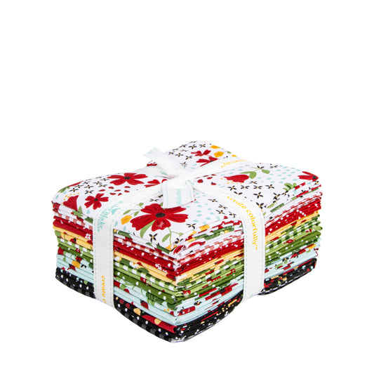 Little Ladybug Fat Quarter Bundle (18 pieces) by Lori Whitlock for Riley Blake Designs (FQ-18030-18)