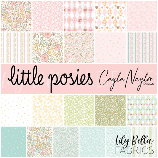 Little Posies Fabric Collection by Cayla Naylor Design for Riley Blake Designs at Lily Bella Fabrics