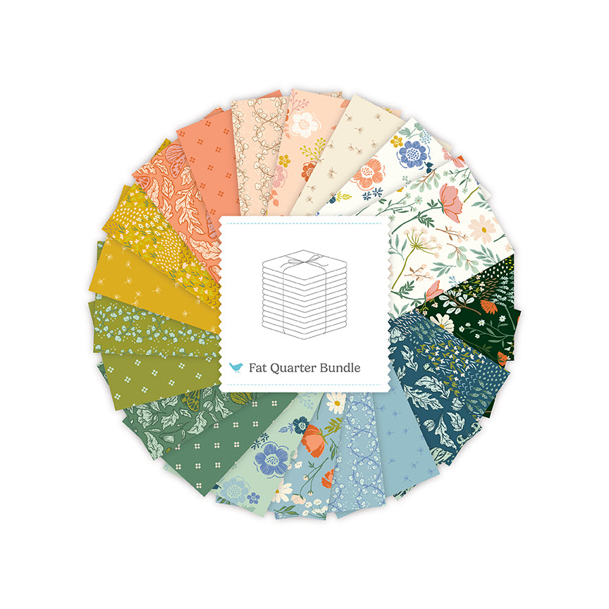 Luna Field Fat Quarter Bundle (21 pieces) by Katherine Lenius for Riley Blake Designs (FQ-18490-21)