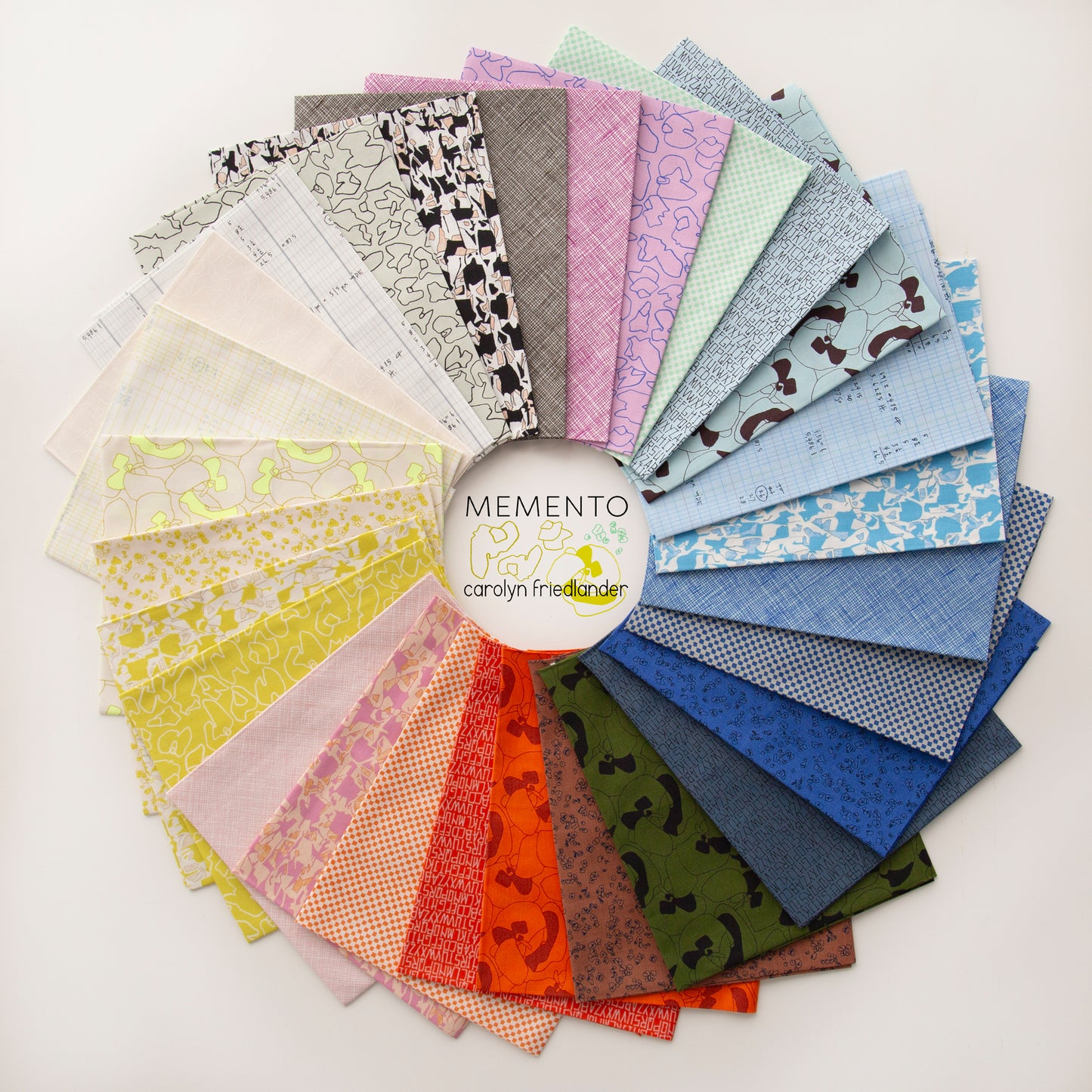 Memento Fabric Collection by Carolyn Friedlander for Ruby Star Society at Lily Bella Fabrics