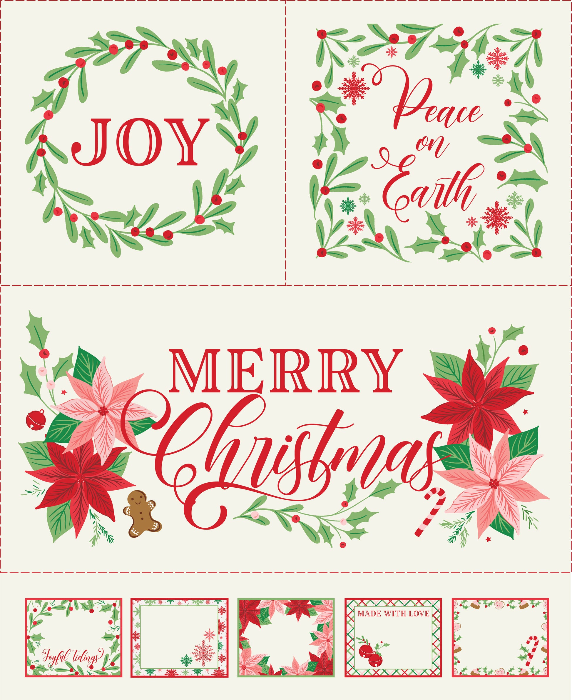 Merrily on High Fat Quarter Bundle (25 pieces) by Sweetfire Road Design Co. for Moda (43210AB)