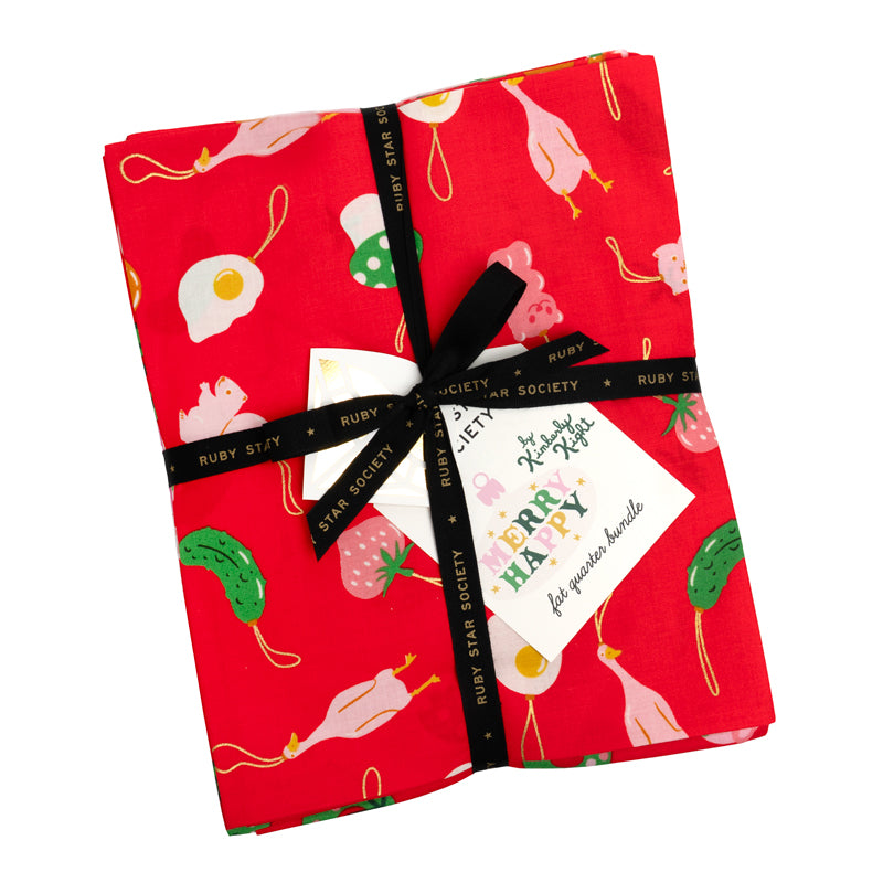 Merry Happy Fat Quarter Bundle (27 pieces) by Kimberly Kight for Ruby Star Society (RS3097FQ)