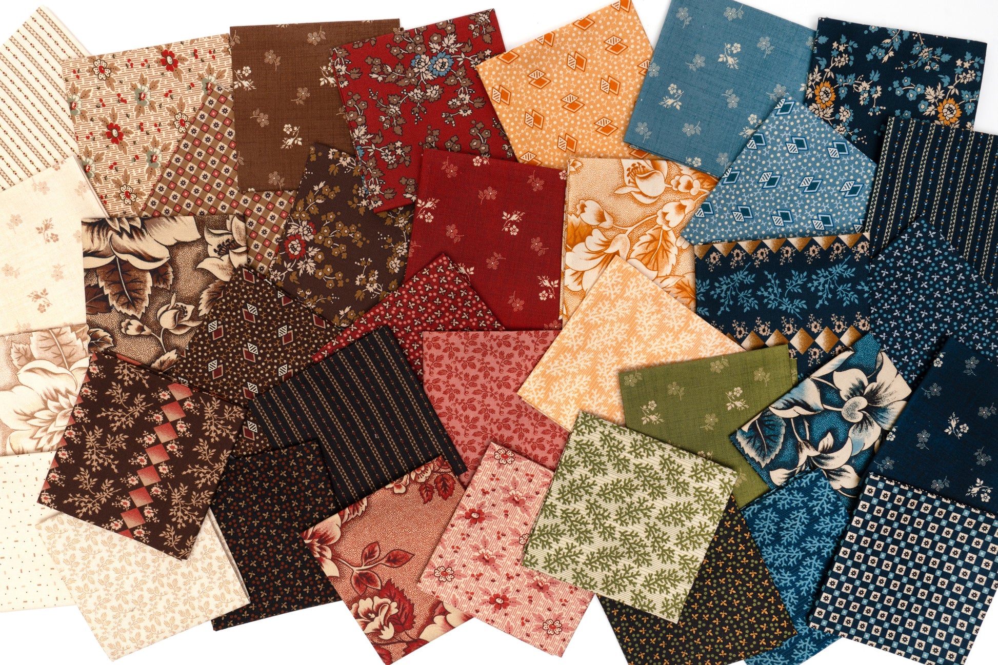 Miss Mollie Fabric Collection by Betsy Chutchian for Moda at Lily Bella Fabrics
