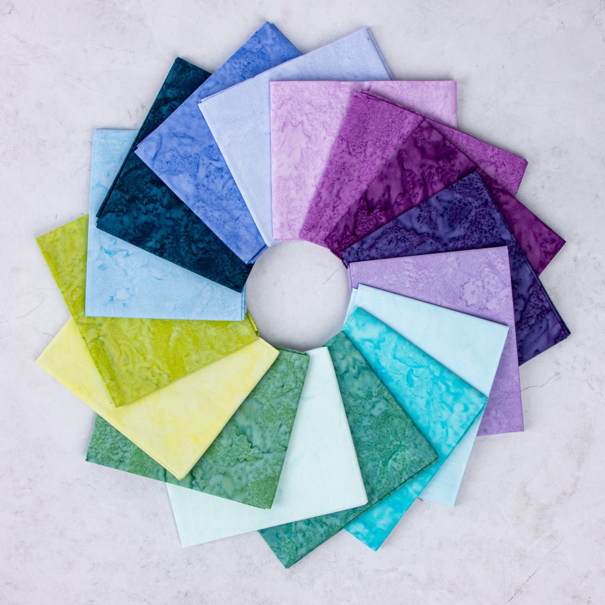Misty Meadows Expressions Batiks Hand-Dyes Fabric Collection by Riley Blake Designs at Lily Bella Fabrics