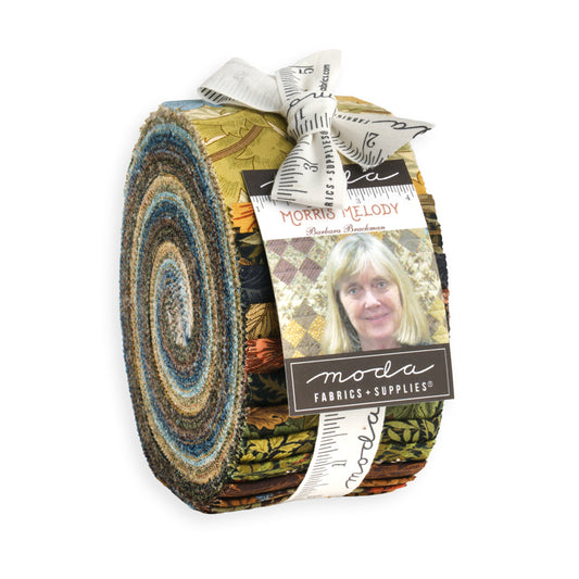 Morris Melody Jelly Roll (40 pieces) by Barbara Brackman for Moda (13390JR)