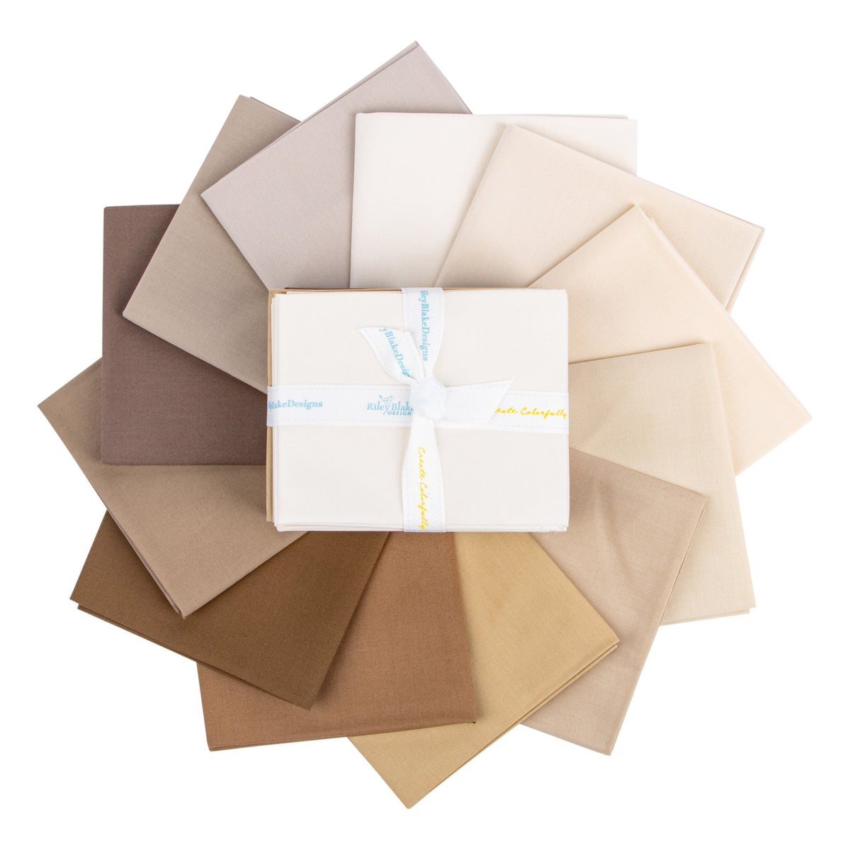 Neutral Confetti Cottons Fat Quarter Bundle (12 pieces) by The RBD Designers for Riley Blake Designs (FQ-NEUT120-12)