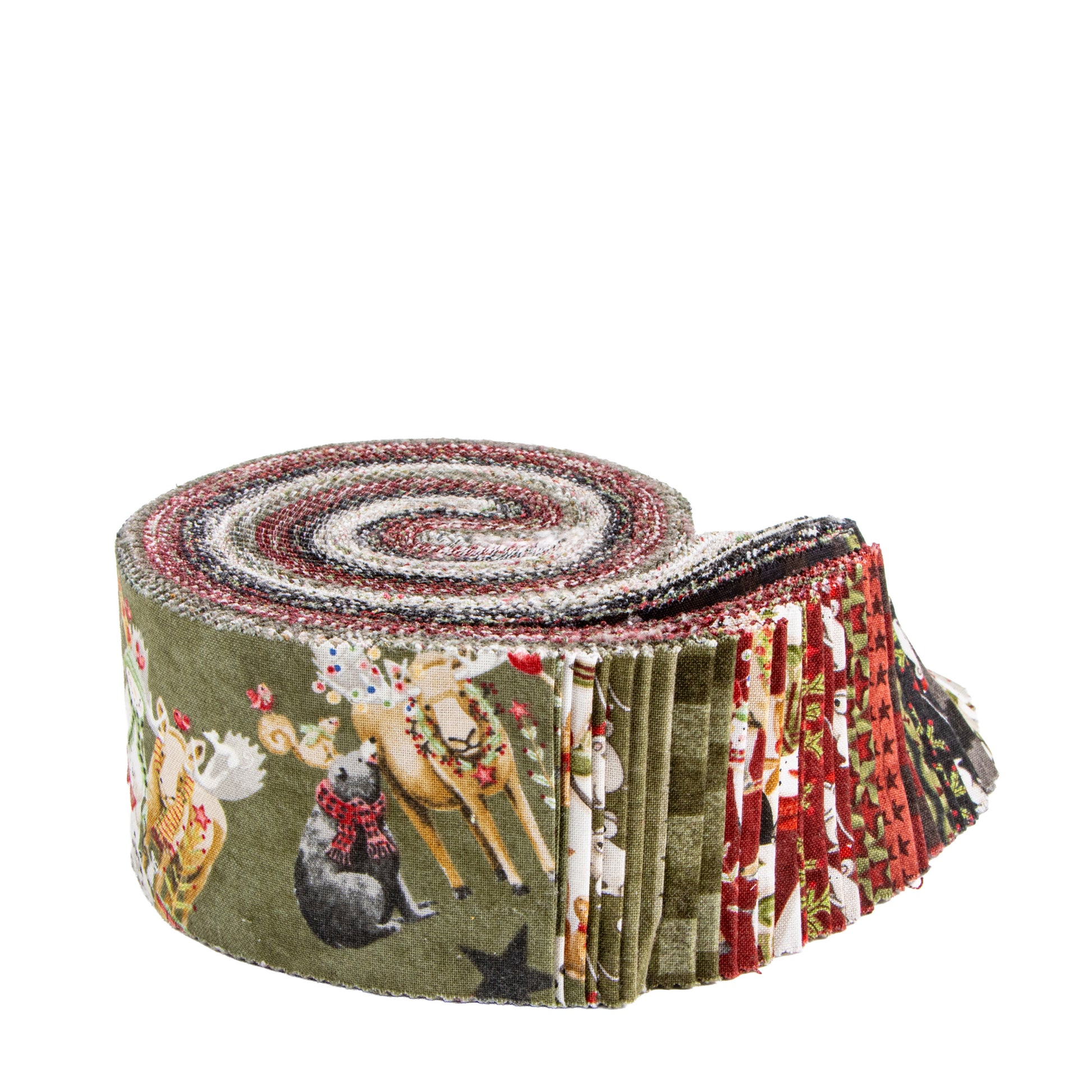 Northern Christmas Rolie Polie (40 pieces) by Teresa Kogut for Riley Blake Designs (RP-17830-40)