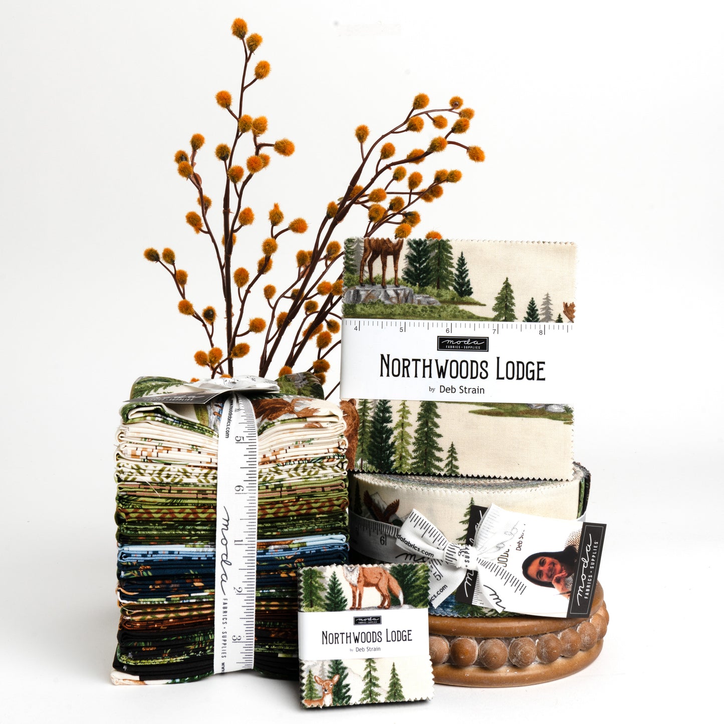 Northwoods Lodge Fabric Collection by Deb Strain for Moda at Lily Bella Fabrics