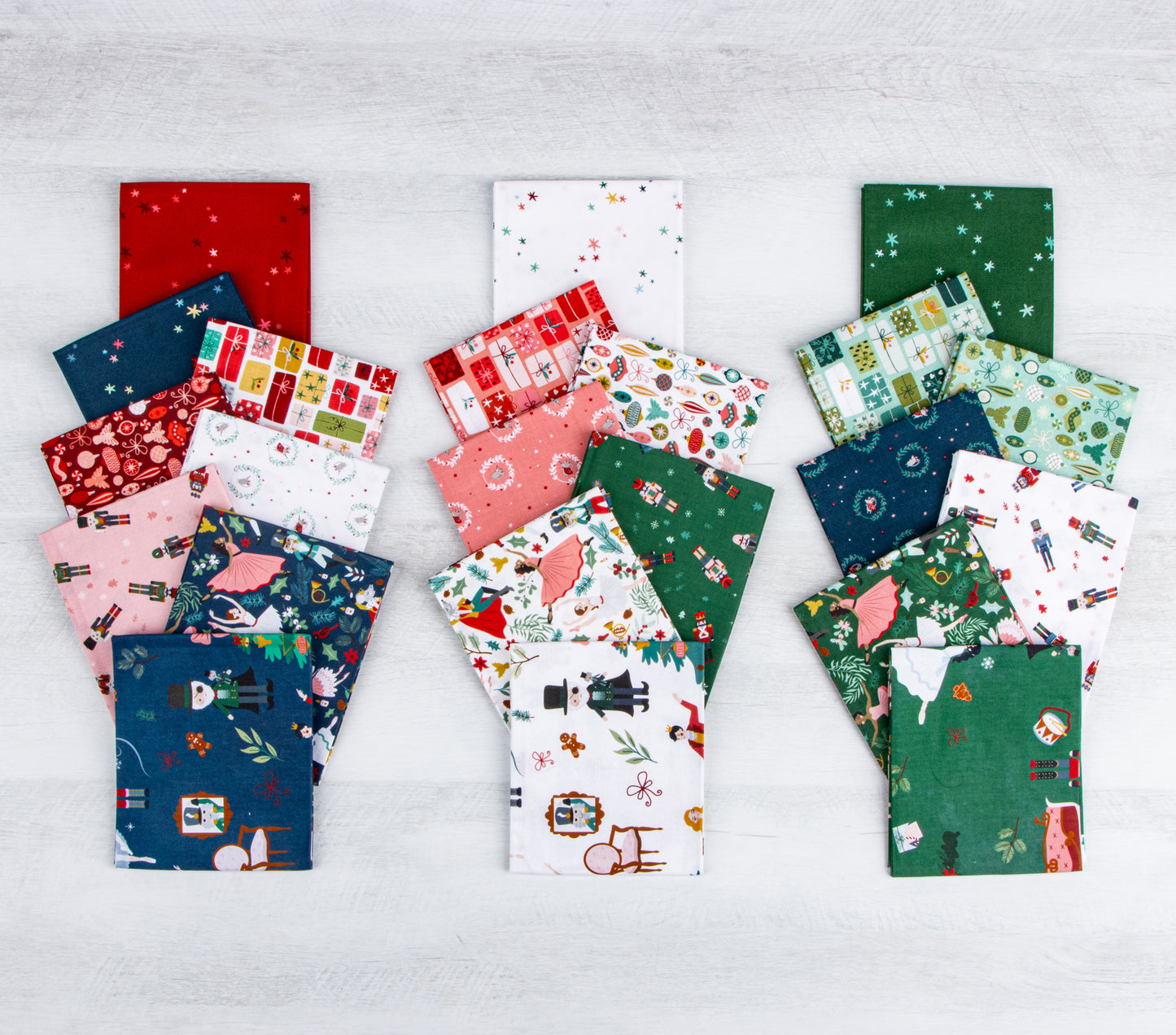 Nutcracker Tradition Fabric Collection by Jennifer Long for Riley Blake Designs at Lily Bella Fabrics