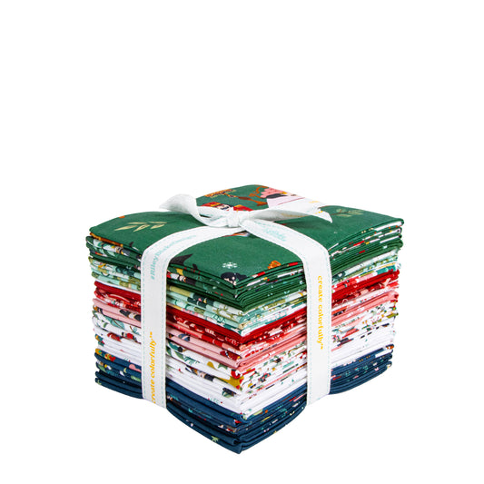 Nutcracker Tradition Fat Quarter Bundle (22 pieces) by Jennifer Long for Riley Blake Designs (FQ-17670-22)