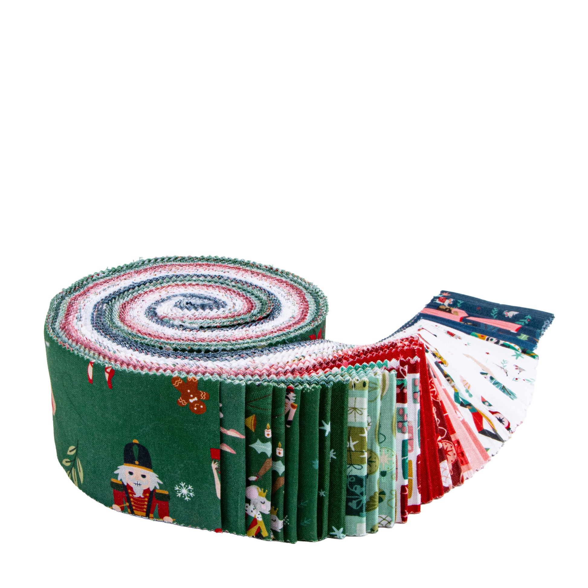 Nutcracker Tradition Rolie Polie (40 pieces) by Jennifer Long for Riley Blake Designs (RP-17670-40)