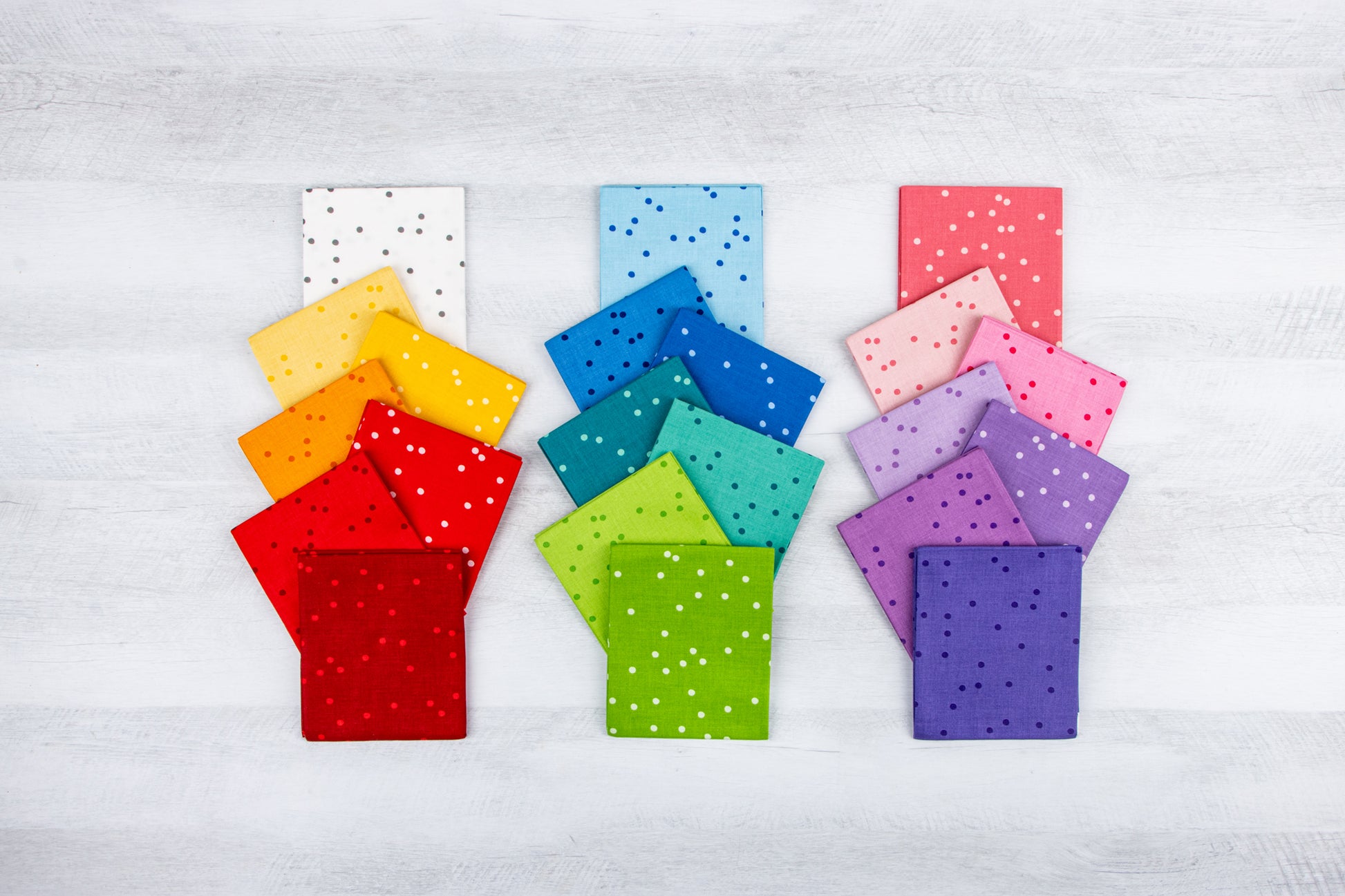 On the Dot Fabric Collection by Sew Yeah Quilting for Riley Blake Designs at Lily Bella Fabrics