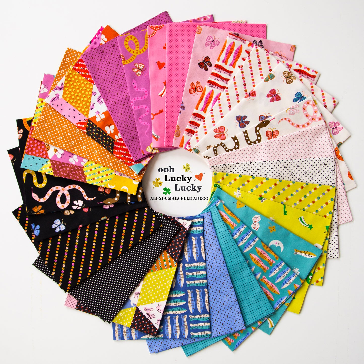 Ooh Lucky Lucky Fat Quarter Bundle (26 pcs) by Alexia Marcelle Abegg for Ruby Star Society