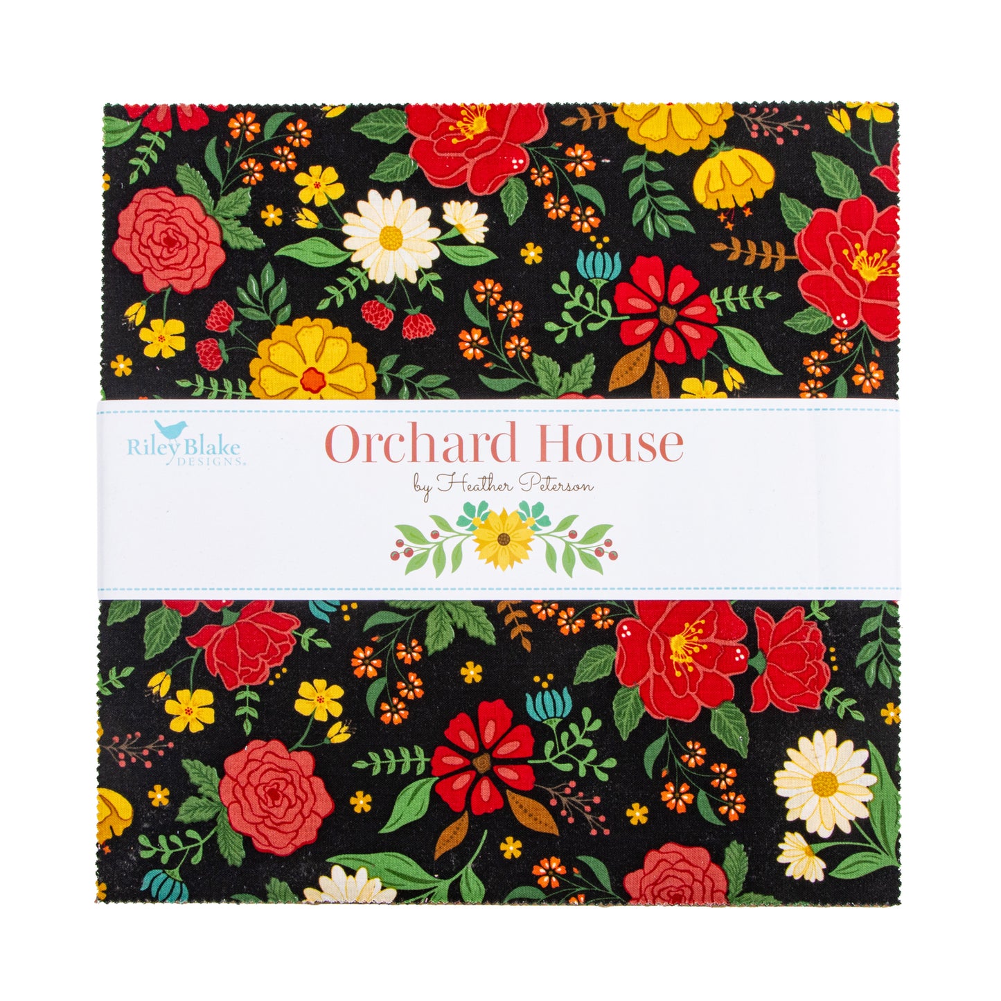 Orchard House 10 Inch Stacker (42 pieces) by Heather Peterson for Riley Blake Designs (10-17720-42)