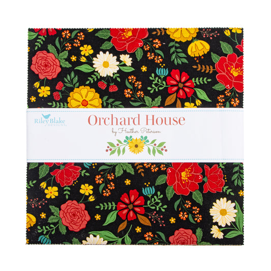 Orchard House 10 Inch Stacker (42 pieces) by Heather Peterson for Riley Blake Designs (10-17720-42)