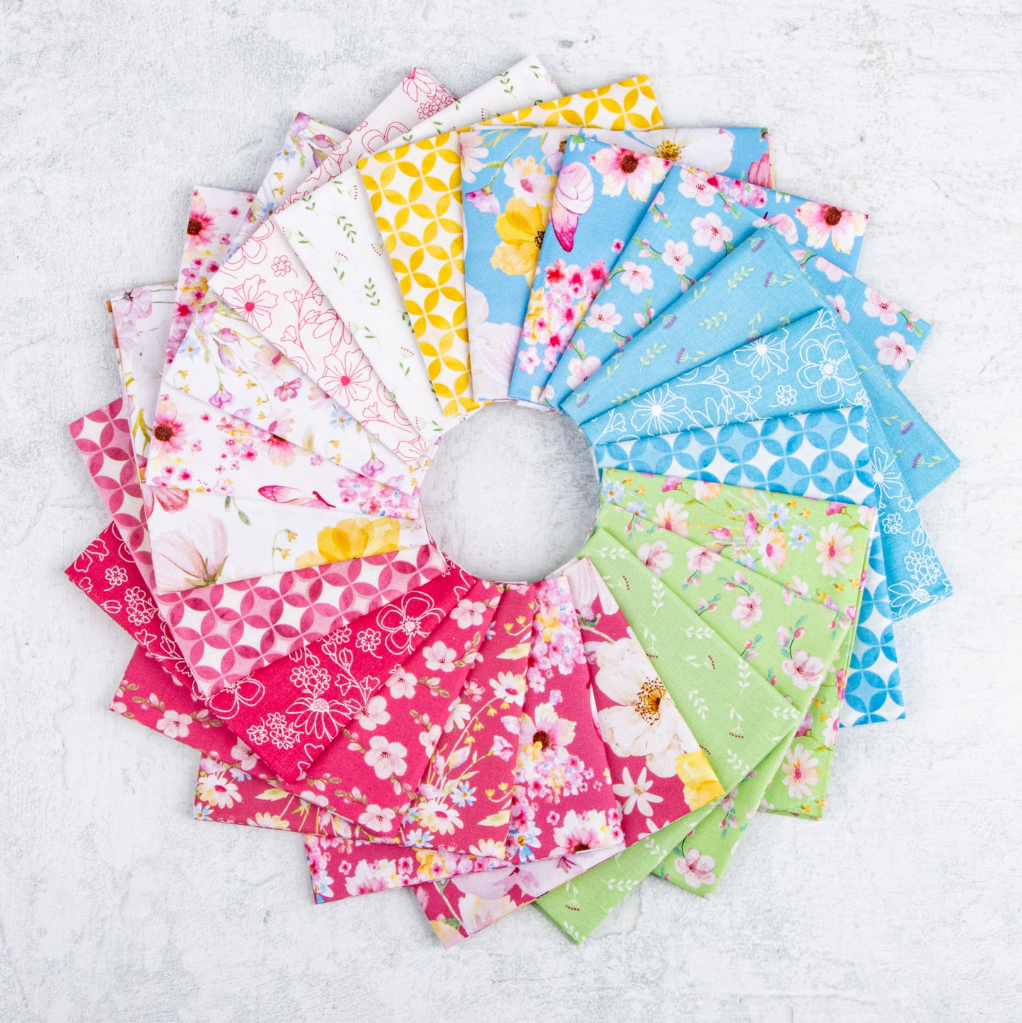 Painted Petals Fabric Collection by Lila Tueller for Riley Blake Designs at Lily Bella Fabrics