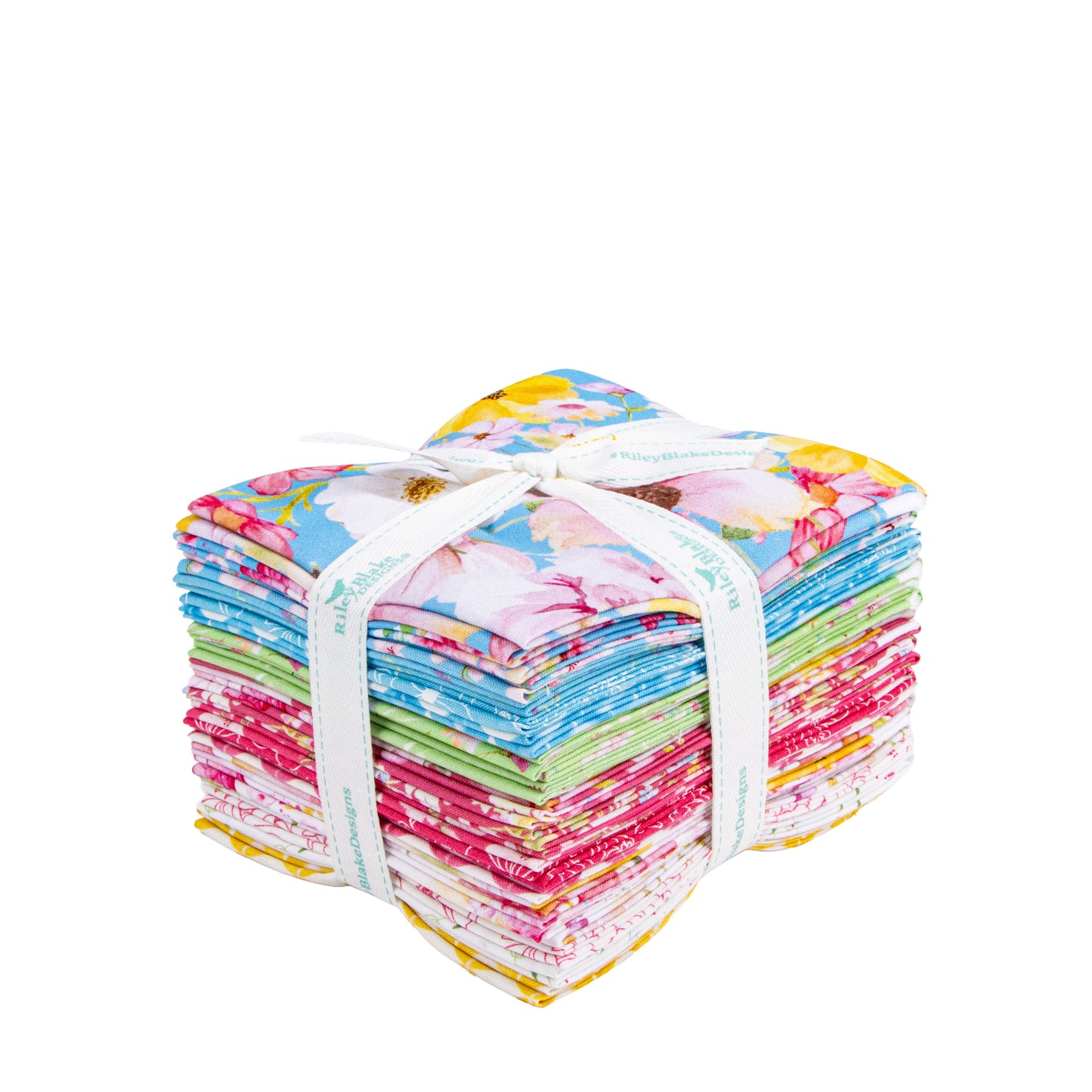 Painted Petals Fat Quarter Bundle (21 pieces) by Lila Tueller for Riley Blake Designs (FQ-17590-21)
