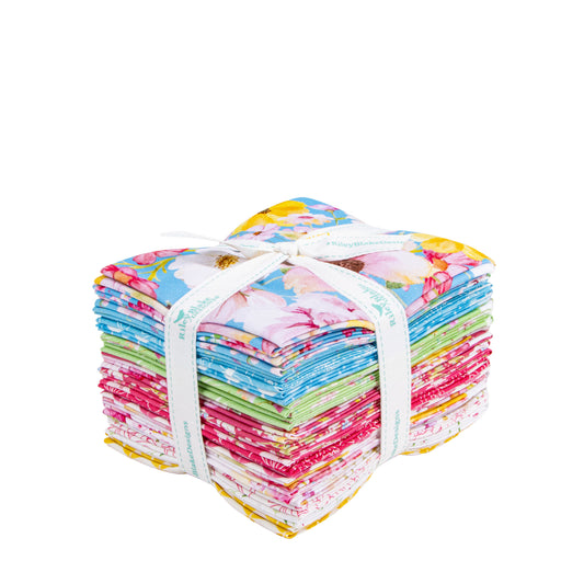 Painted Petals Fat Quarter Bundle (21 pieces) by Lila Tueller for Riley Blake Designs (FQ-17590-21)