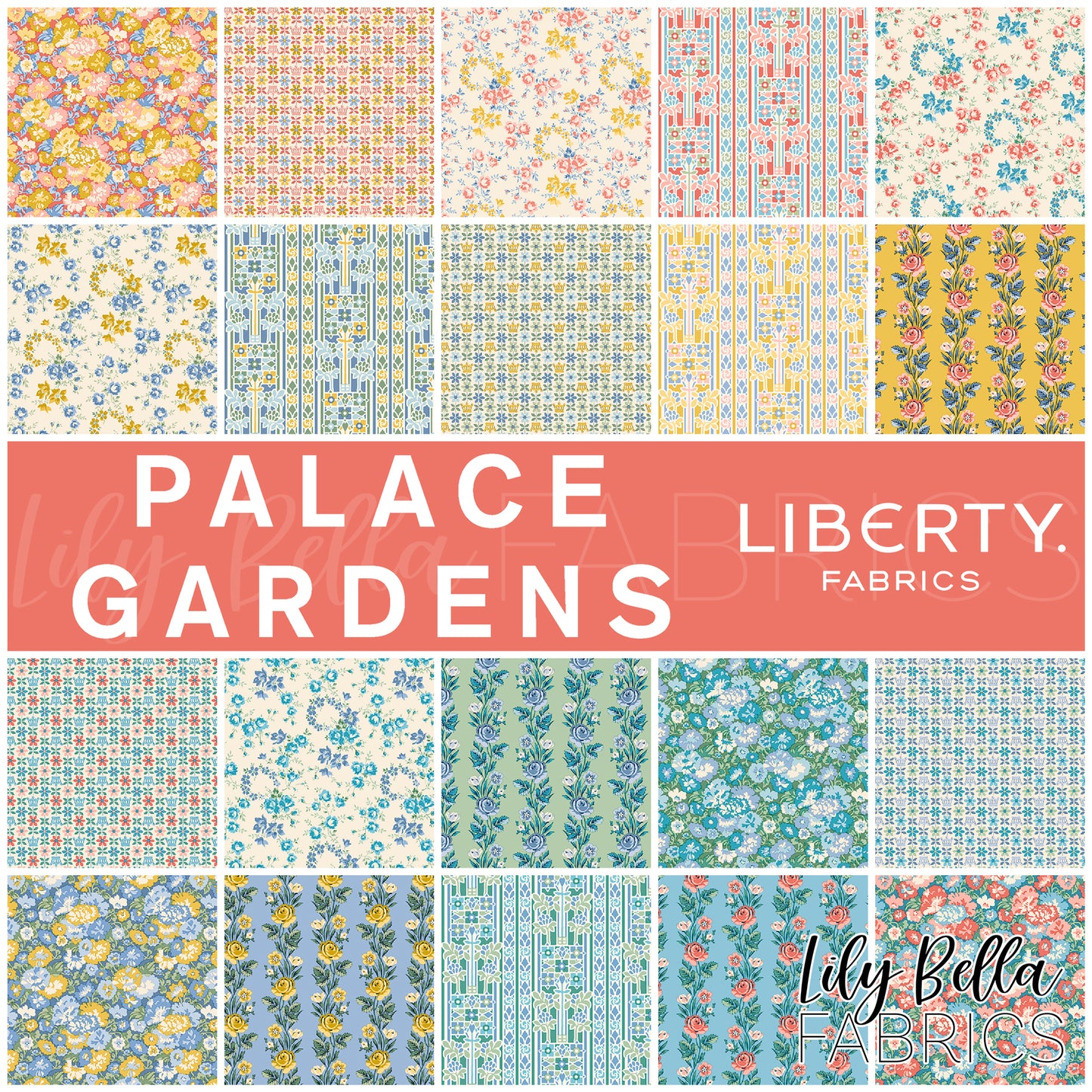 Palace Gardens Fabric Collection by Liberty Fabrics for Riley Blake Designs at Lily Bella Fabrics