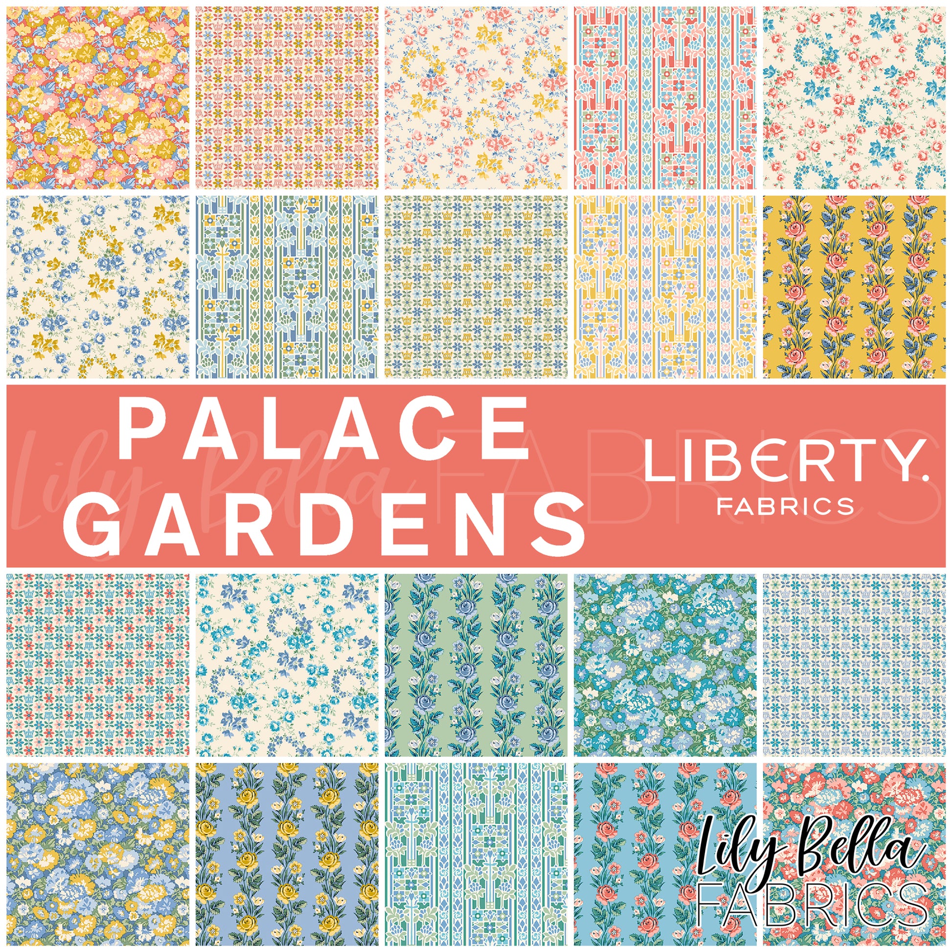 Palace Gardens Fabric Collection by Liberty Fabrics for Riley Blake Designs at Lily Bella Fabrics