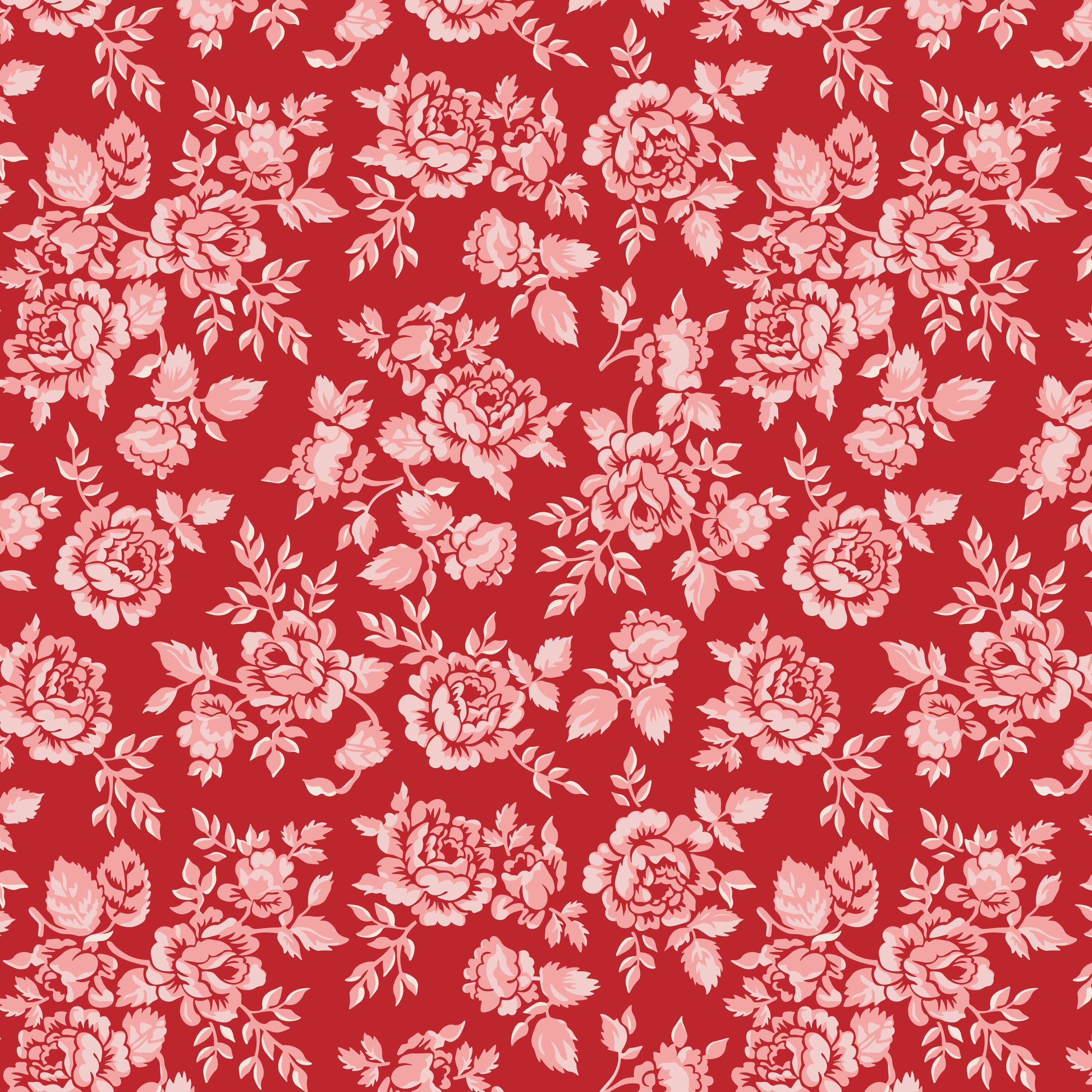 Parry in Schoolhouse Red - 1/2 yard - Home Town by Lori Holt for Riley Blake Designs (C13580-SCHRED)