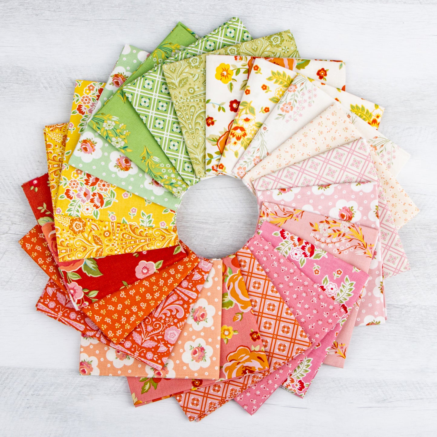 Peach Cobbler Fabric Collection by Lily Ashbury for Riley Blake Designs at Lily Bella Fabrics