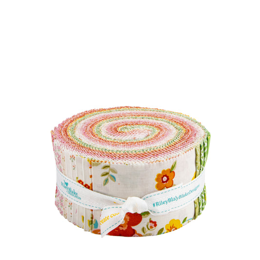 Peach Cobbler Rolie Polie (40 pieces) by Lily Ashbury for Riley Blake Designs (RP-17420-40)