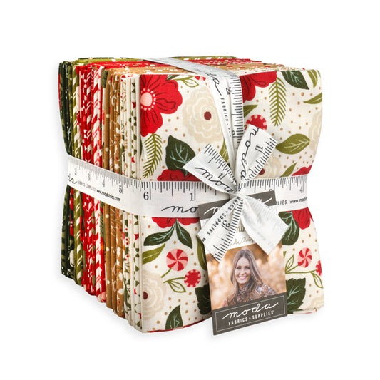 Peppermint Cocoa Fat Quarter Bundle (31 pieces) by Lella Boutique for Moda (5280AB)