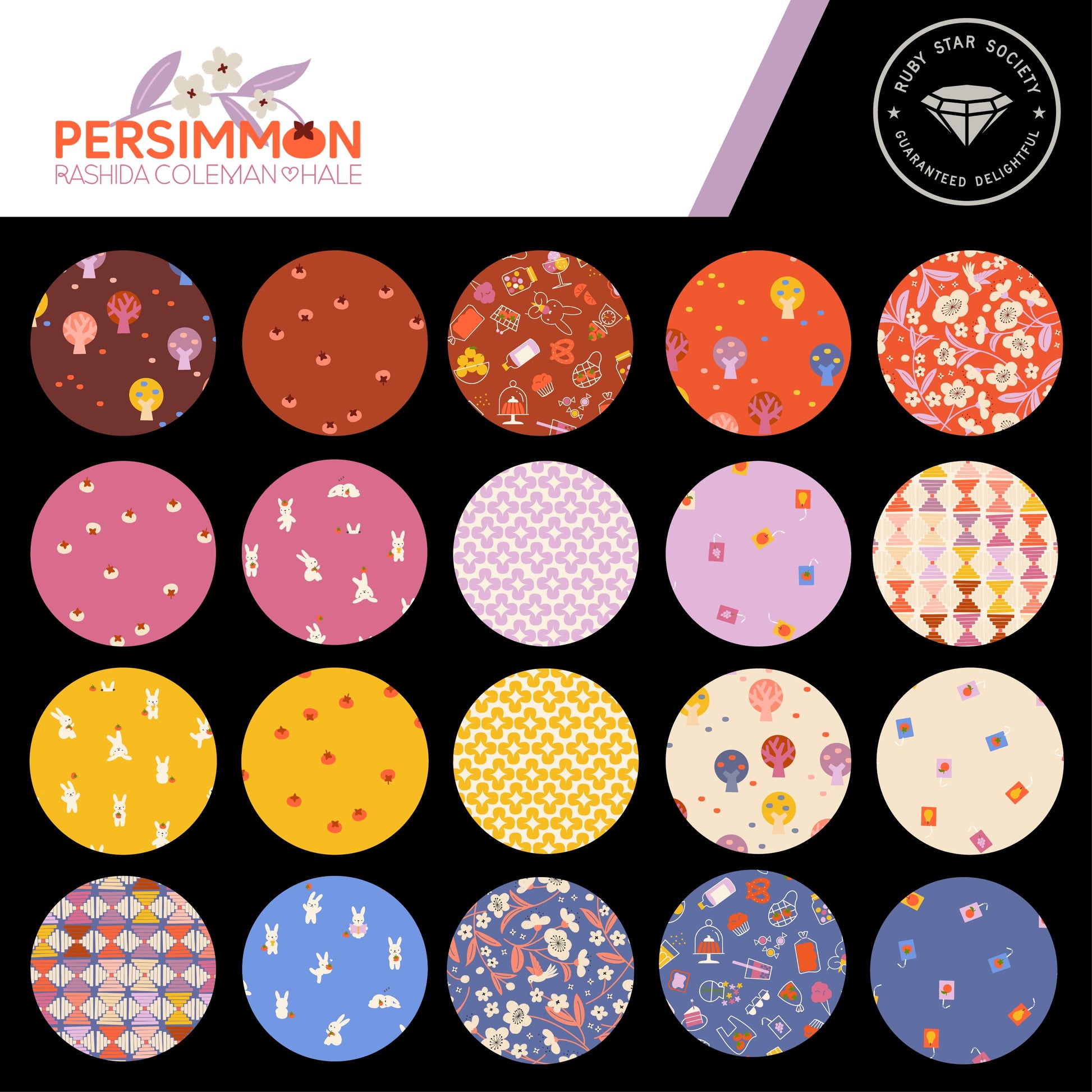 Persimmon Fabric Collection by Rashida Coleman-Hale for Ruby Star Society at Lily Bella Fabrics