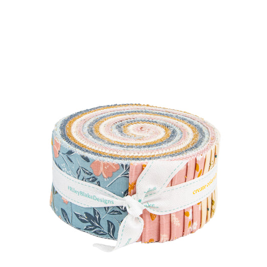 Petals and Hazel Rolie Polie (40 pieces) by Simple Simon and Company for Riley Blake Designs (RP-18220-40)