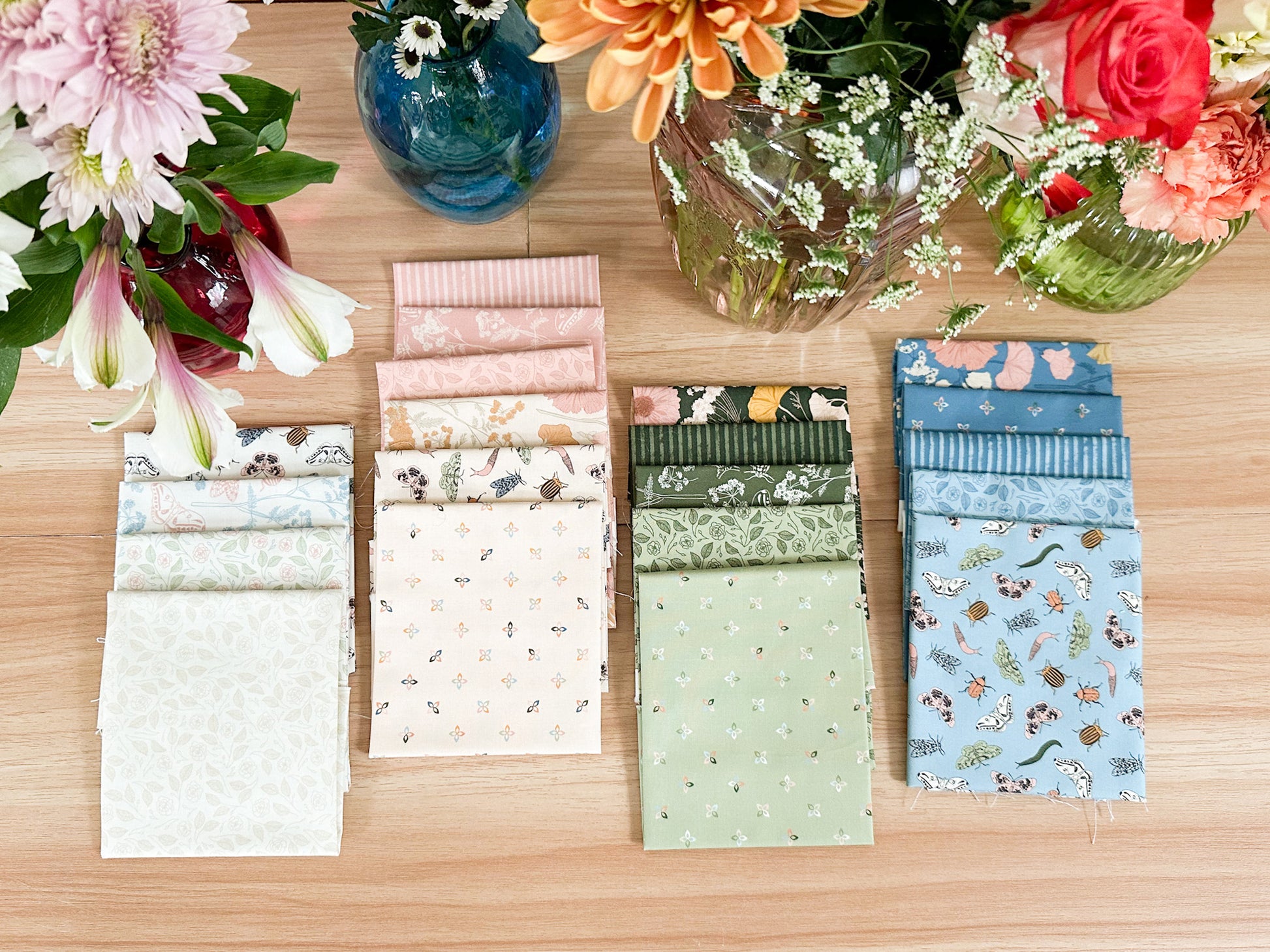 Petalush Fabric Collection by Kiley's Quilt Room for Moda at Lily Bella Fabrics