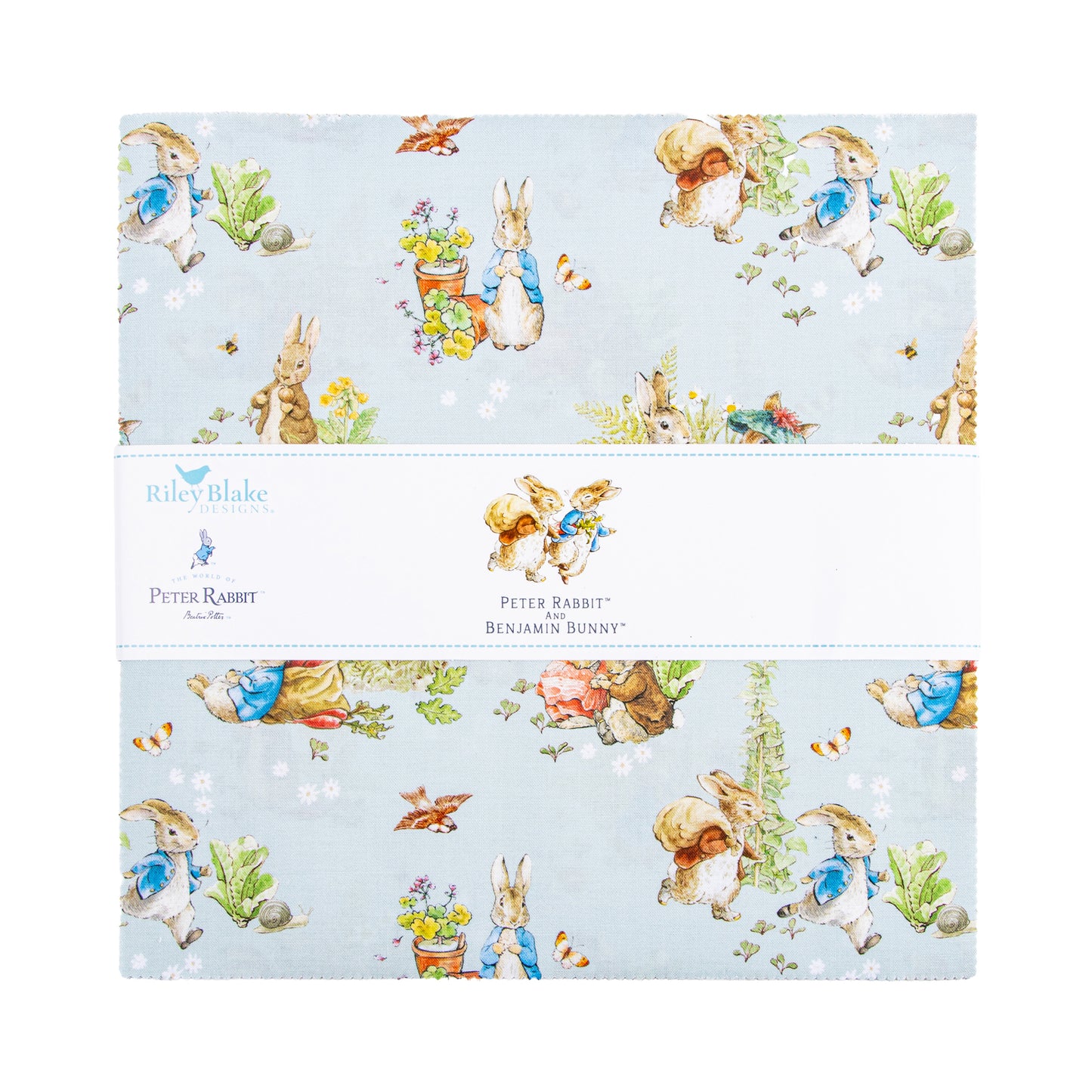 Peter Rabbit™ and Benjamin Bunny™ 10 Inch Stacker (42 pieces) by Riley Blake Designs (10-17250-42)