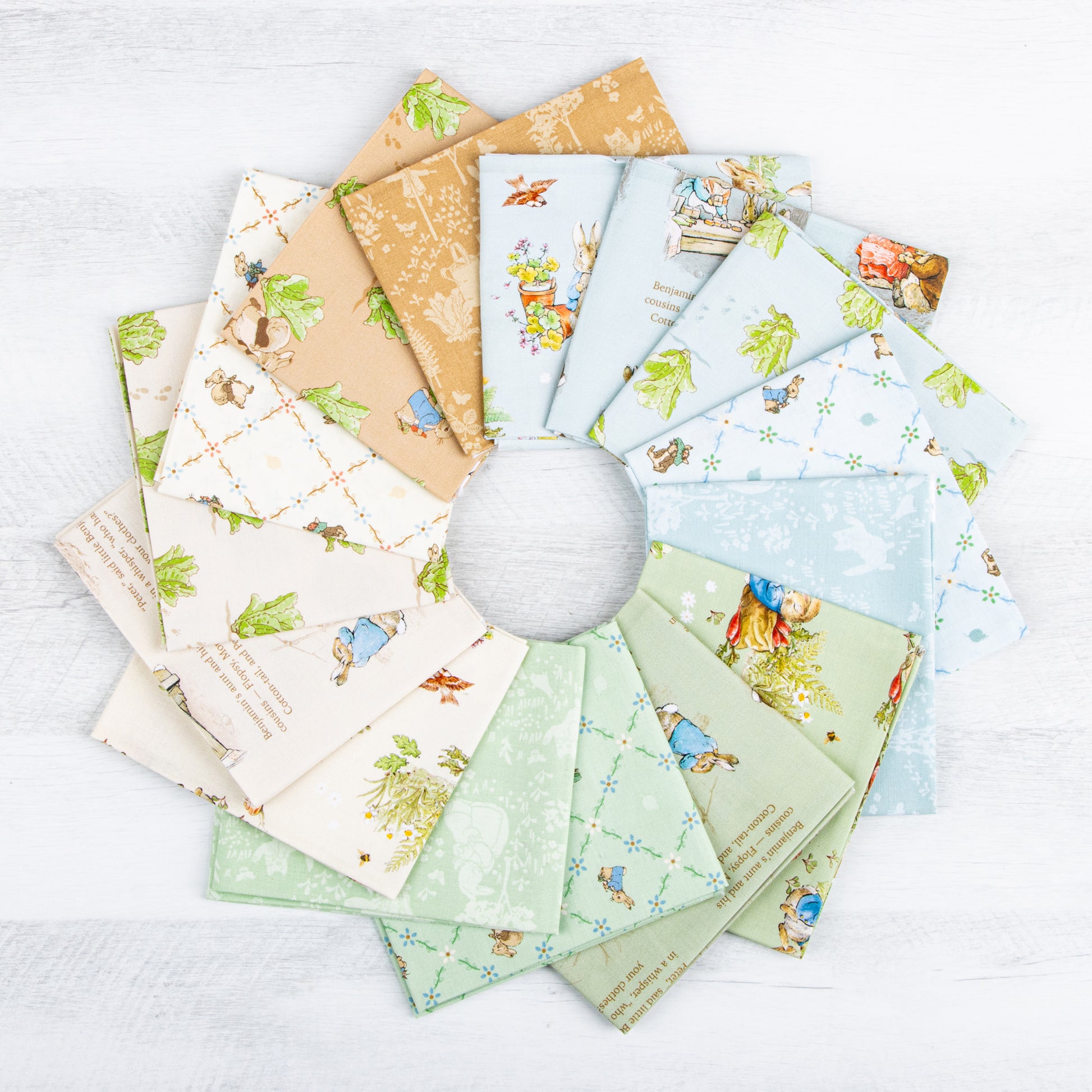 Peter Rabbit™ and Benjamin Bunny™ Fabric Collection by Riley Blake Designs at Lily Bella Fabrics