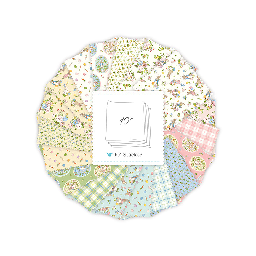 Peter Rabbit™ Spring 10 Inch Stacker (42 pieces) by  for Riley Blake Designs (10-18750-42)