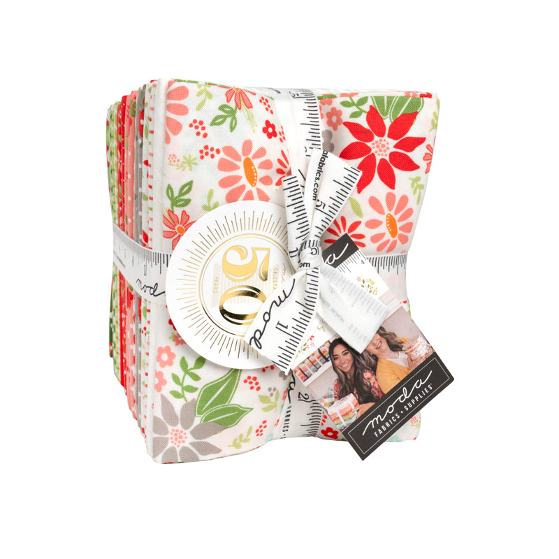 Poinsettia and Pear Fat Quarter Bundle (34 pieces) by Sherri and Chelsi for Moda (37710AB)